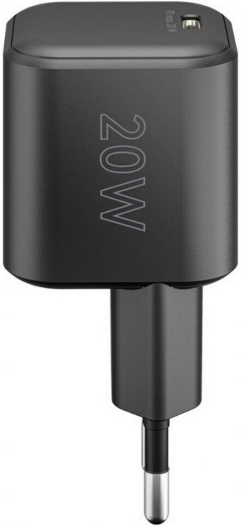 Imagine Incarcator priza 1 x USB type C 20W PD GaN Negru, Goobay G76690